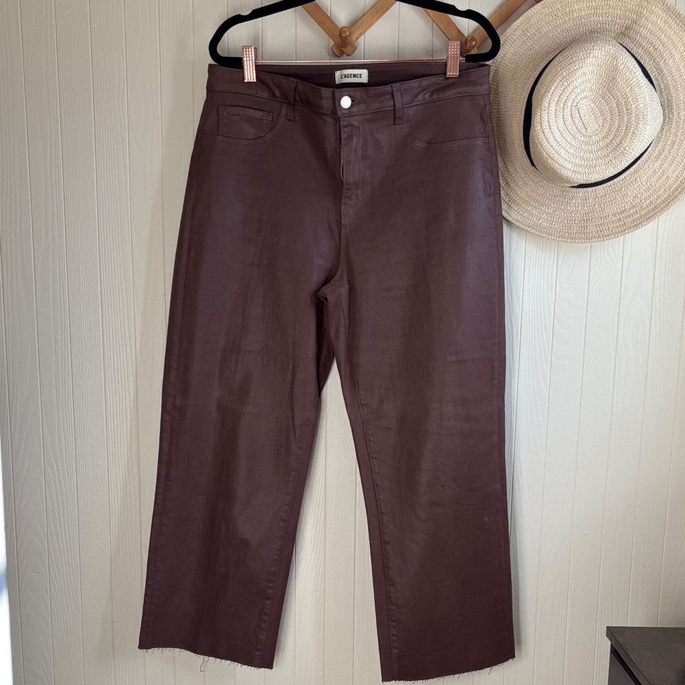 L’Agence Wide-Leg Crop Pants